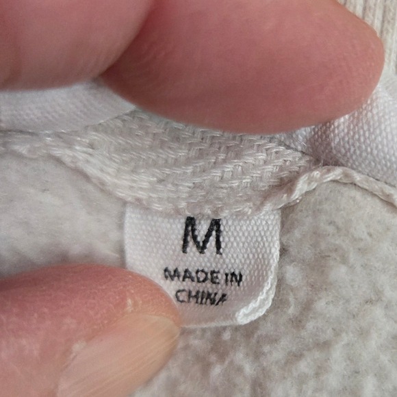 Reflex California Crewneck Sweatshirt‎ Cream Maroon College Style Size M - Picture 4 of 9